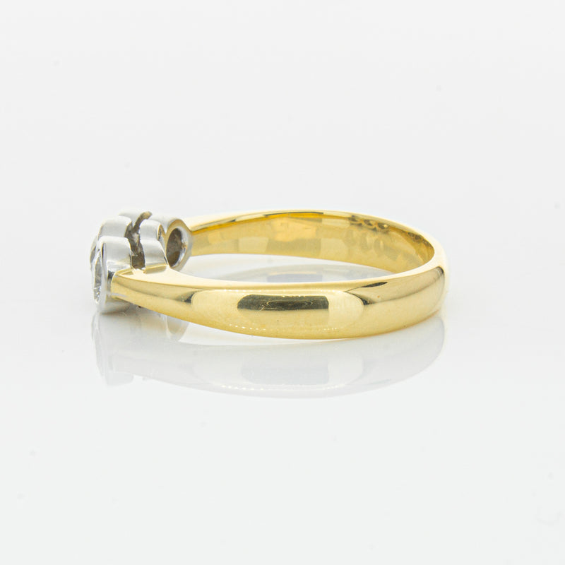 Deja Vu 18ct Yellow Gold .61ct Diamond Ring-Ring-Walker & Hall