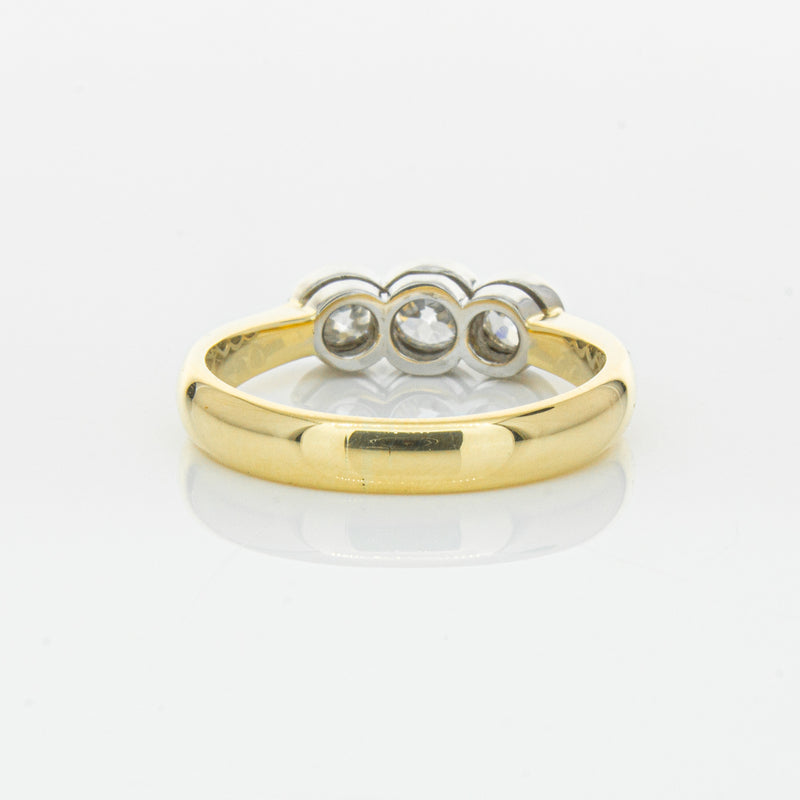 Deja Vu 18ct Yellow Gold .61ct Diamond Ring-Ring-Walker & Hall