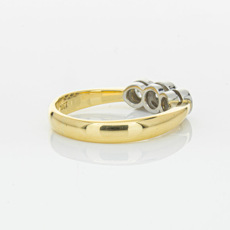 Deja Vu 18ct Yellow Gold .61ct Diamond Ring-Ring-Walker & Hall