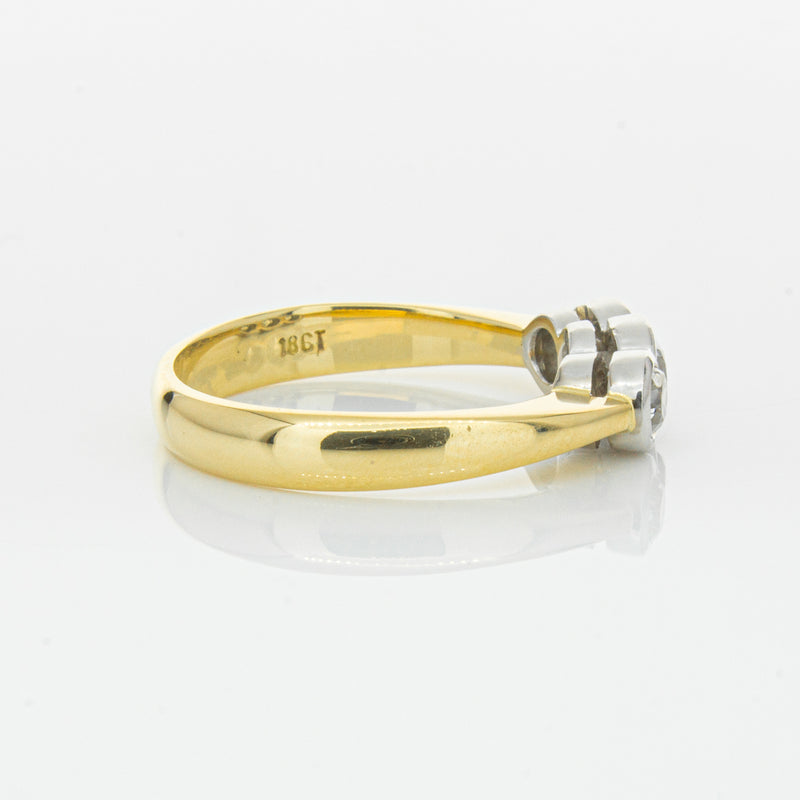 Deja Vu 18ct Yellow Gold .61ct Diamond Ring-Ring-Walker & Hall