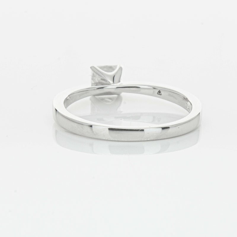 18ct White Gold .47ct Princess Cut Reclaimed Diamond Royale Ring-Ring-Walker & Hall