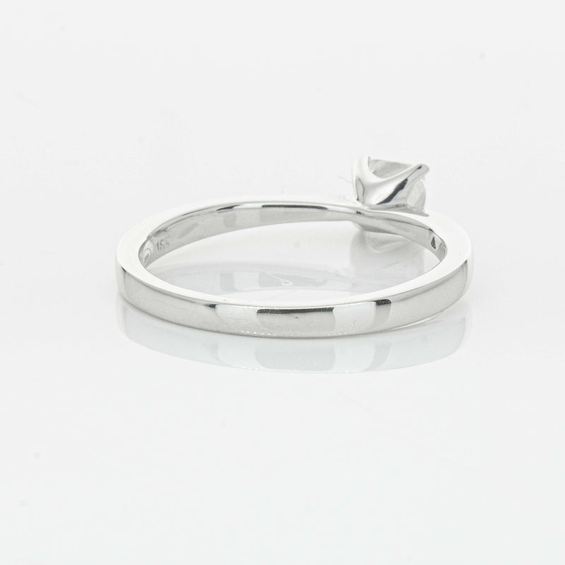 18ct White Gold .47ct Princess Cut Reclaimed Diamond Royale Ring-Ring-Walker & Hall