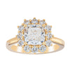 18ct Yellow Gold 2.00ct Cushion Cut Diamond Belle Ring-Ring-Walker & Hall