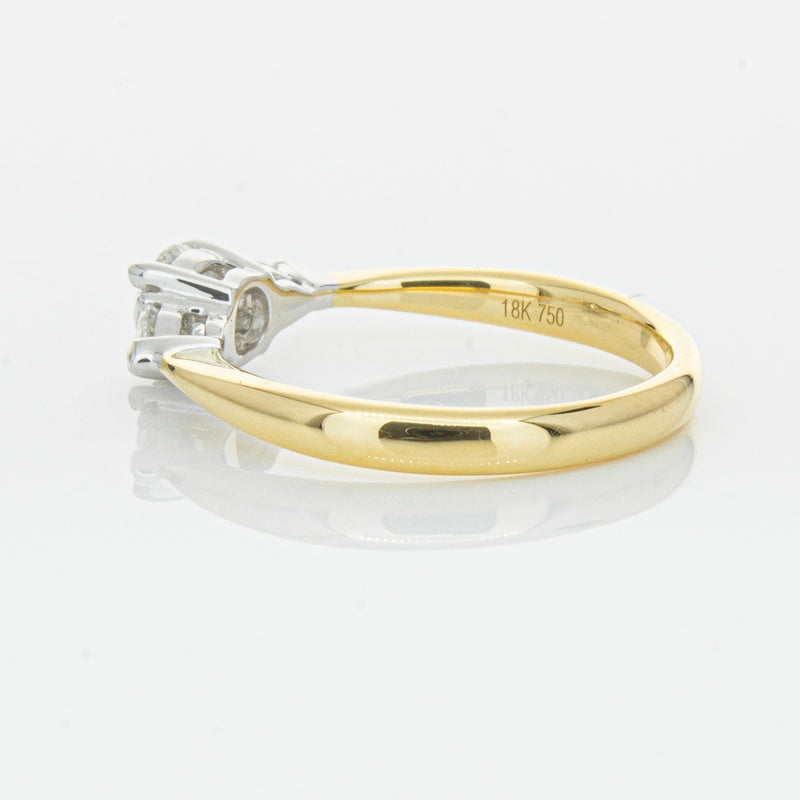 18ct Yellow Gold .52ct Diamond Ayla Ring-Ring-Walker & Hall