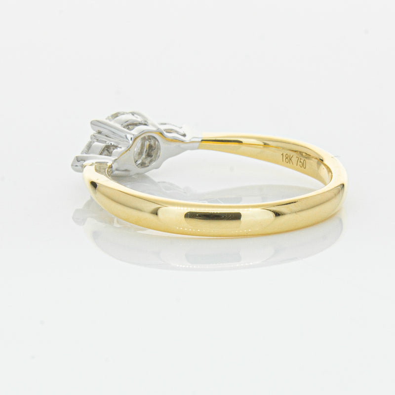 18ct Yellow Gold .52ct Diamond Ayla Ring-Ring-Walker & Hall