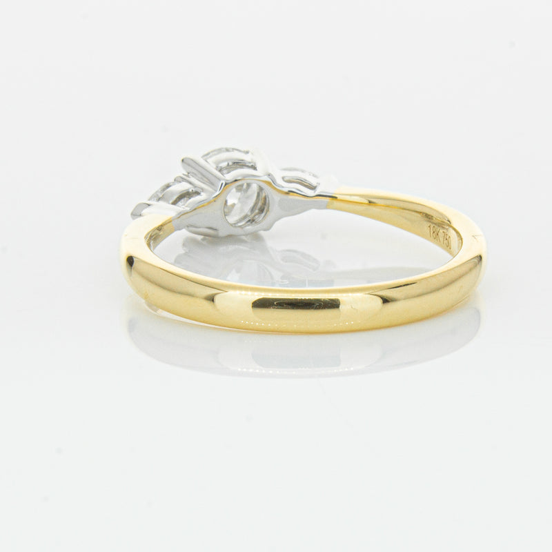18ct Yellow Gold .52ct Diamond Ayla Ring-Ring-Walker & Hall