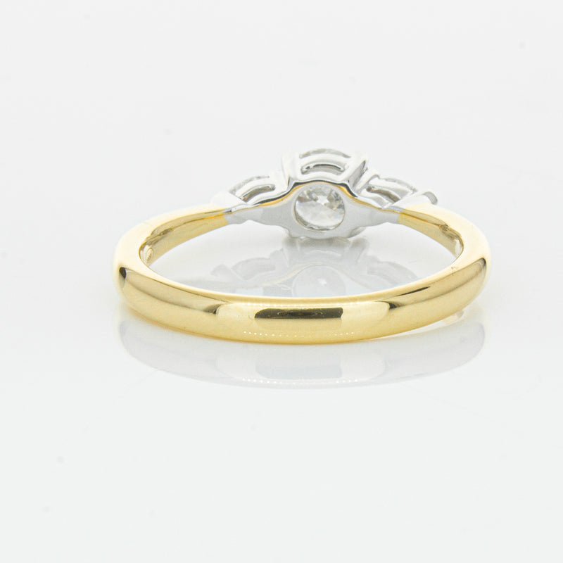 18ct Yellow Gold .52ct Diamond Ayla Ring-Ring-Walker & Hall