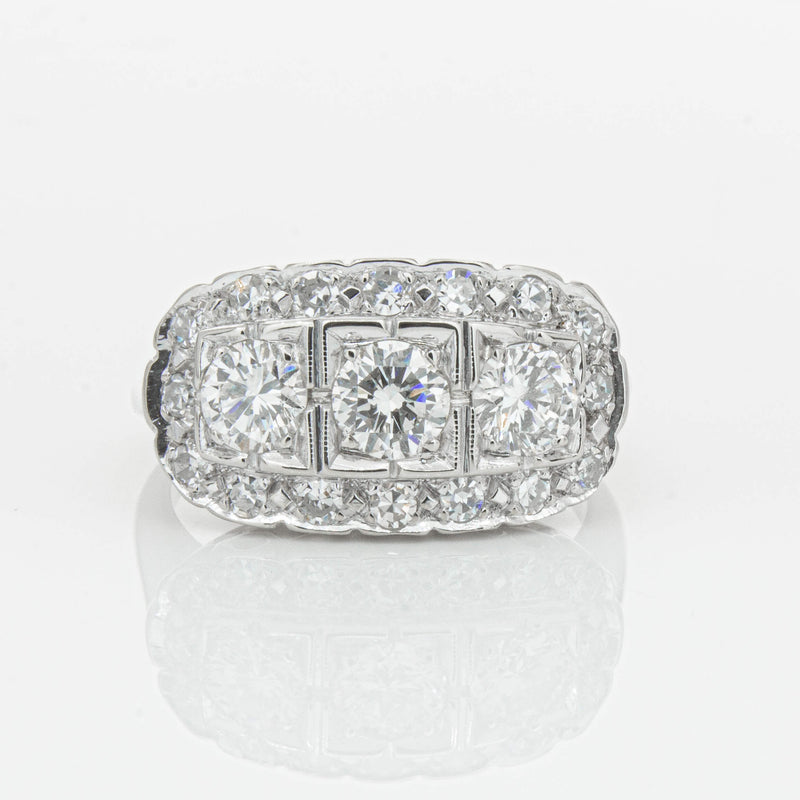 Deja Vu Platinum 1.54ct Diamond Ring-Ring-Walker & Hall