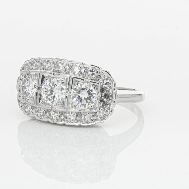Deja Vu Platinum 1.54ct Diamond Ring-Ring-Walker & Hall