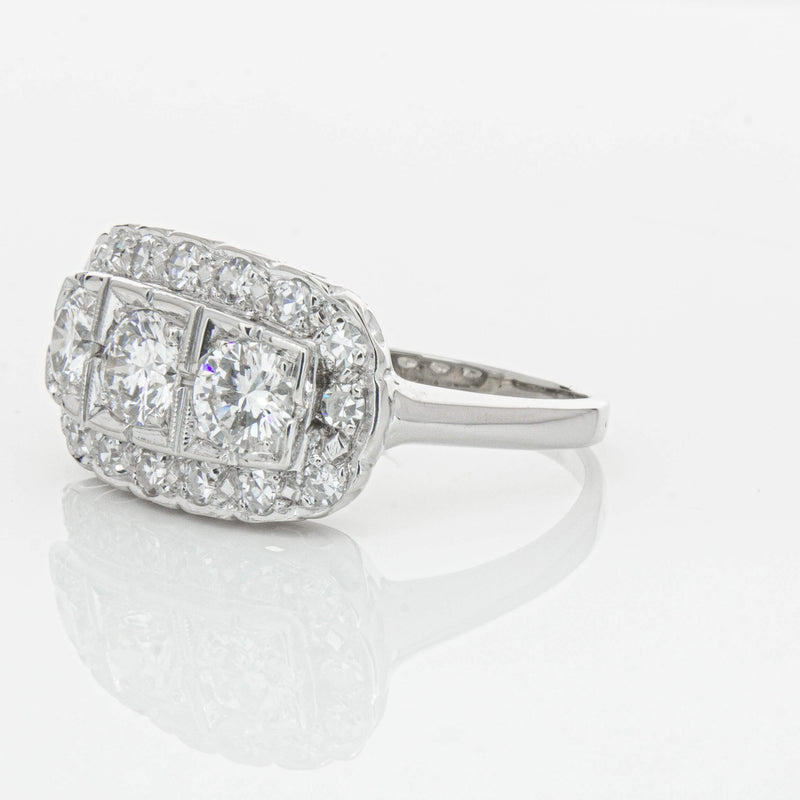 Deja Vu Platinum 1.54ct Diamond Ring-Ring-Walker & Hall