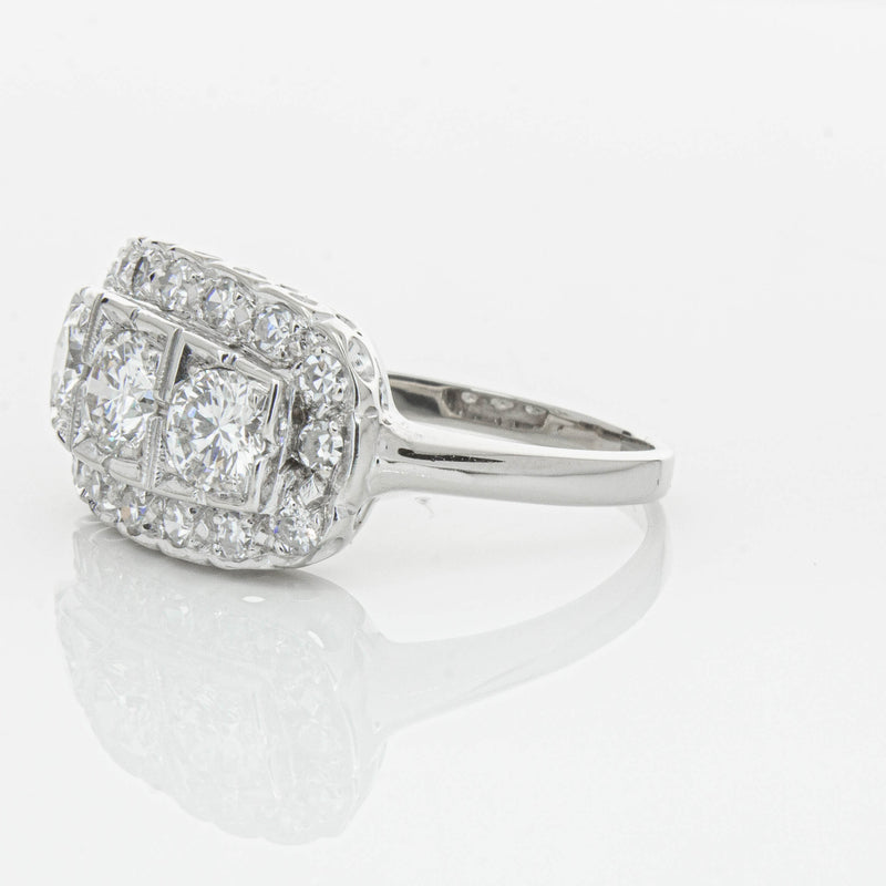 Deja Vu Platinum 1.54ct Diamond Ring-Ring-Walker & Hall