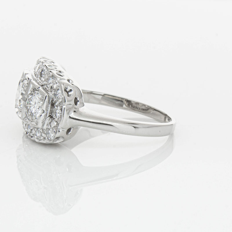 Deja Vu Platinum 1.54ct Diamond Ring-Ring-Walker & Hall