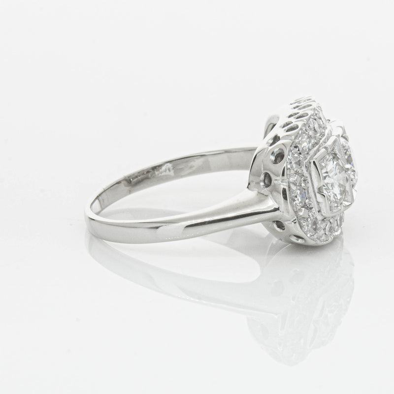 Deja Vu Platinum 1.54ct Diamond Ring-Ring-Walker & Hall