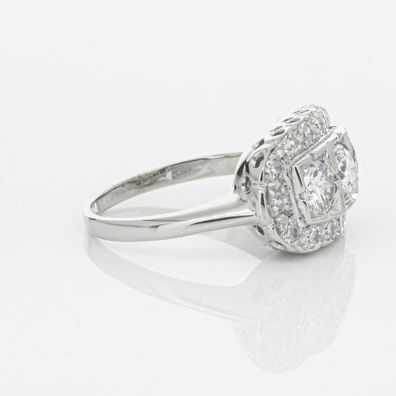 Deja Vu Platinum 1.54ct Diamond Ring-Ring-Walker & Hall