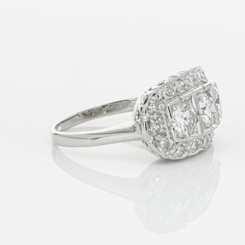 Deja Vu Platinum 1.54ct Diamond Ring-Ring-Walker & Hall