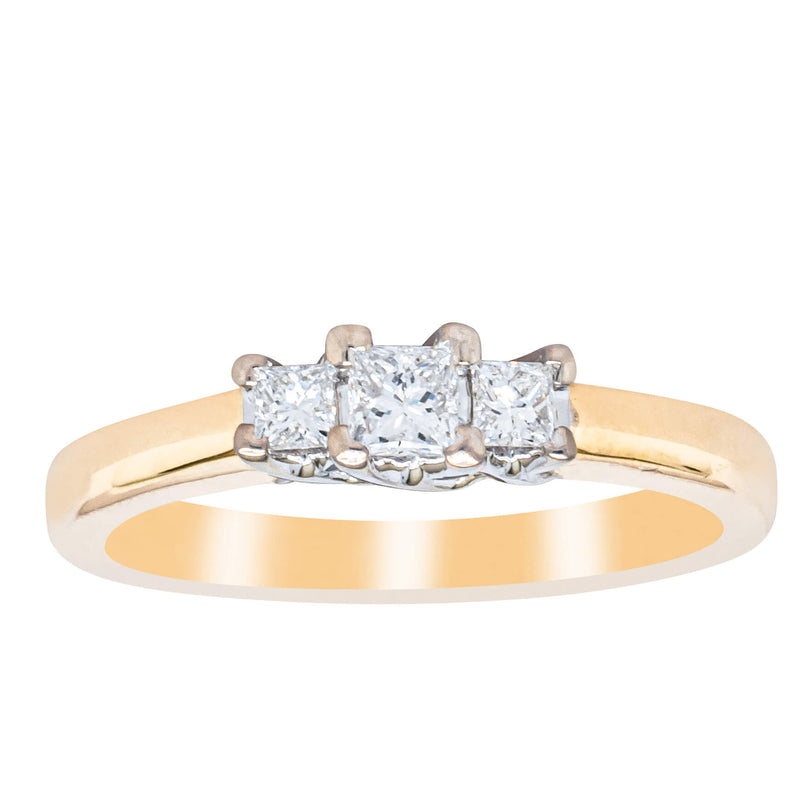 Deja Vu 18ct Yellow Gold .29ct Diamond Ring-Ring-Walker & Hall