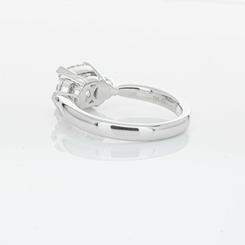 18ct White Gold 2.00ct Cushion Cut Diamond Ring-Ring-Walker & Hall