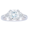 18ct White Gold 2.00ct Cushion Cut Diamond Ring-Ring-Walker & Hall
