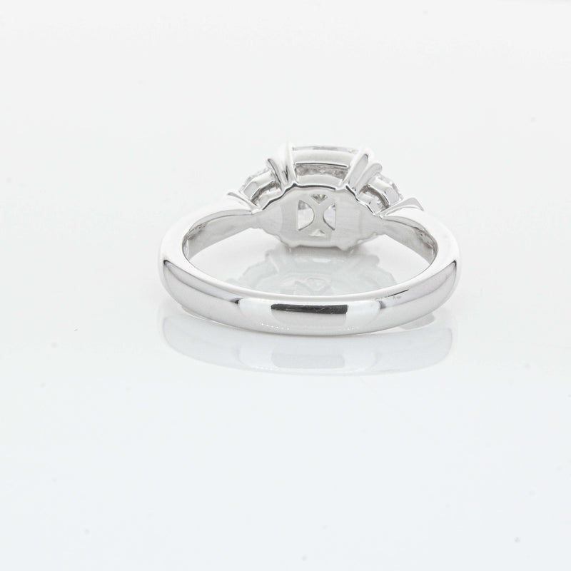 18ct White Gold 2.00ct Cushion Cut Diamond Ring-Ring-Walker & Hall