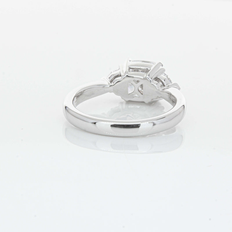 18ct White Gold 2.00ct Cushion Cut Diamond Ring-Ring-Walker & Hall