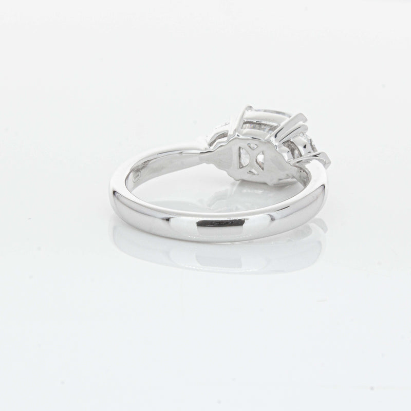 18ct White Gold 2.00ct Cushion Cut Diamond Ring-Ring-Walker & Hall