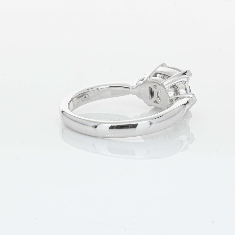 18ct White Gold 2.00ct Cushion Cut Diamond Ring-Ring-Walker & Hall