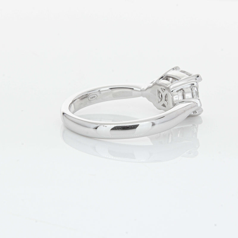 18ct White Gold 2.00ct Cushion Cut Diamond Ring-Ring-Walker & Hall