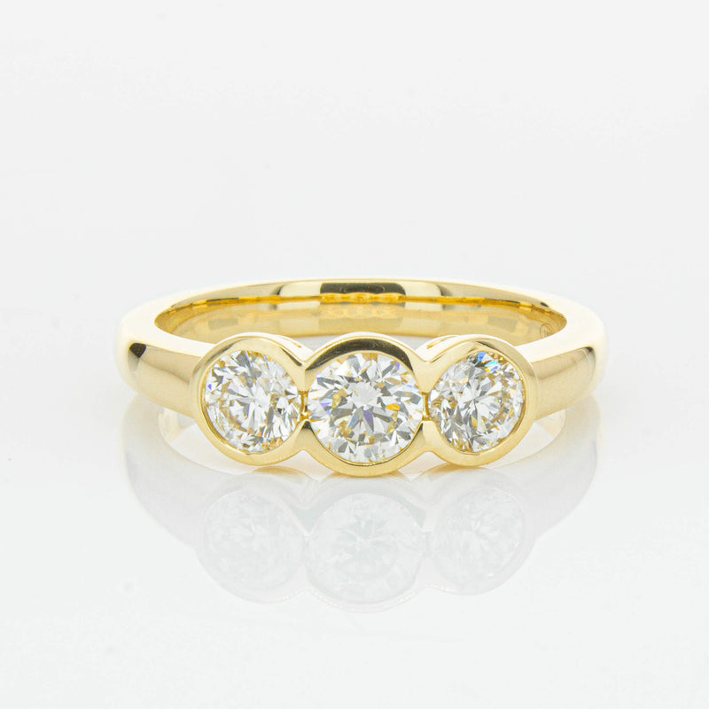 18ct Yellow Gold 1.00ct Reclaimed Diamond Natalia Ring-Ring-Walker & Hall