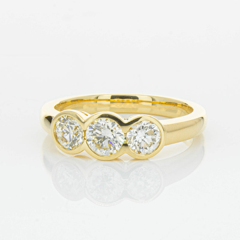 18ct Yellow Gold 1.00ct Reclaimed Diamond Natalia Ring-Ring-Walker & Hall