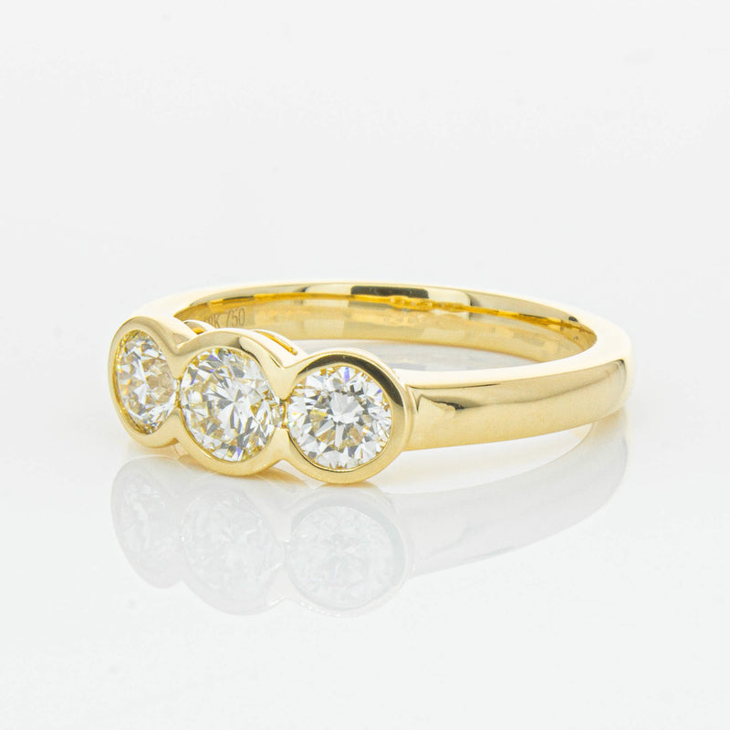 18ct Yellow Gold 1.00ct Reclaimed Diamond Natalia Ring-Ring-Walker & Hall