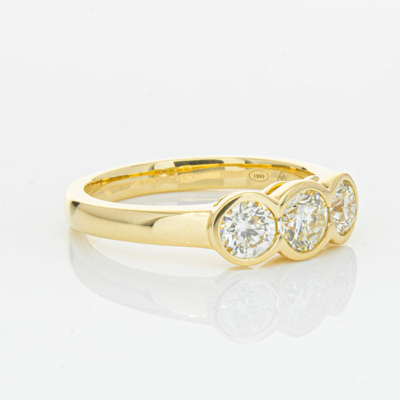 18ct Yellow Gold 1.00ct Reclaimed Diamond Natalia Ring-Ring-Walker & Hall