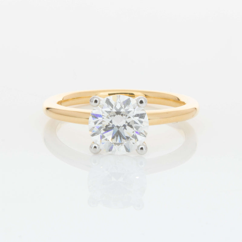 18ct Yellow Gold 1.70ct Diamond Melba Ring-Ring-Walker & Hall