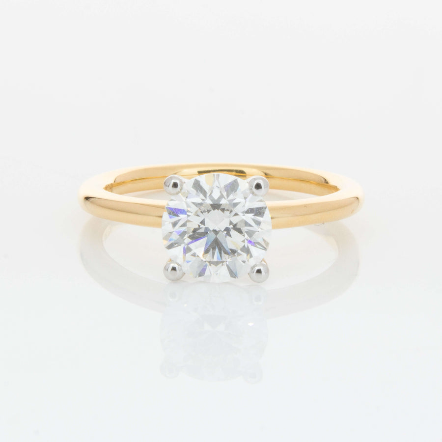 18ct Yellow Gold 1.70ct Diamond Melba Ring-Ring-Walker & Hall