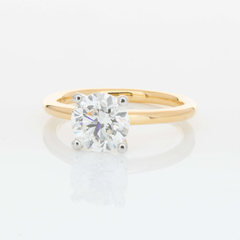 18ct Yellow Gold 1.70ct Diamond Melba Ring-Ring-Walker & Hall