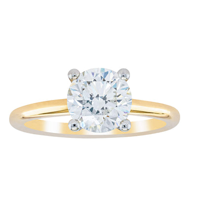 18ct Yellow Gold 1.70ct Diamond Melba Ring-Ring-Walker & Hall