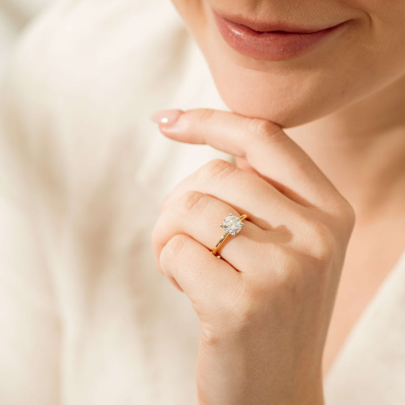 18ct Yellow Gold 1.70ct Diamond Melba Ring-Ring-Walker & Hall