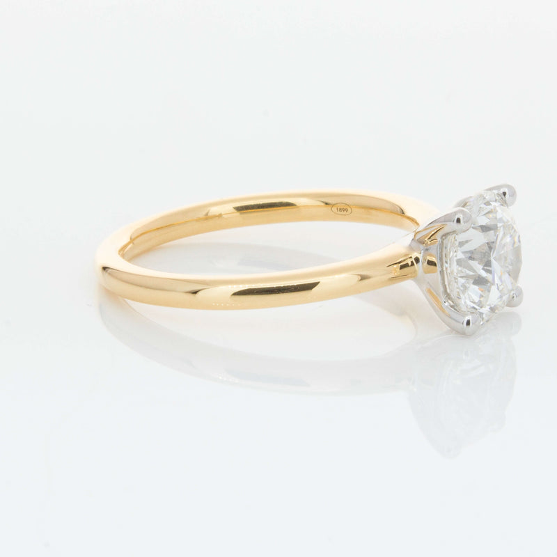 18ct Yellow Gold 1.70ct Diamond Melba Ring-Ring-Walker & Hall