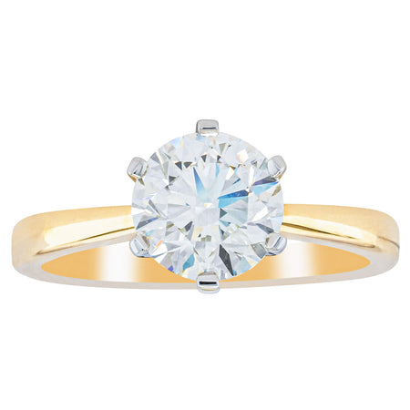 18ct Yellow Gold 1.60ct Diamond Nova Ring-Ring-Walker & Hall