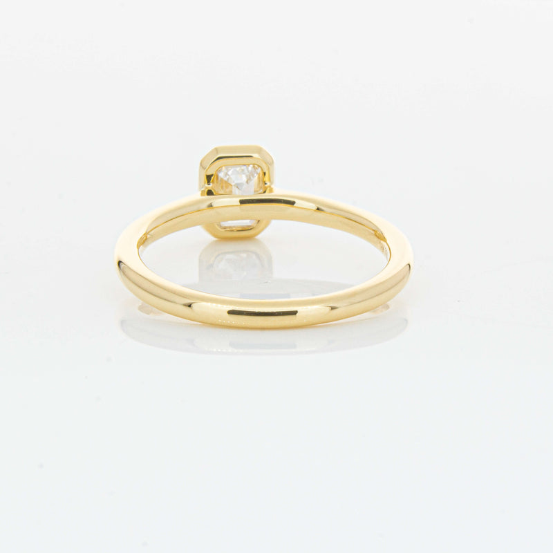 18ct Yellow Gold .70ct Emerald Cut Diamond Natalia Ring-Ring-Walker & Hall