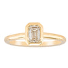 18ct Yellow Gold .70ct Emerald Cut Diamond Natalia Ring-Ring-Walker & Hall