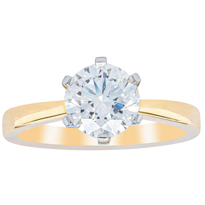 18ct Yellow Gold 1.51ct Diamond Nova Ring-Ring-Walker & Hall