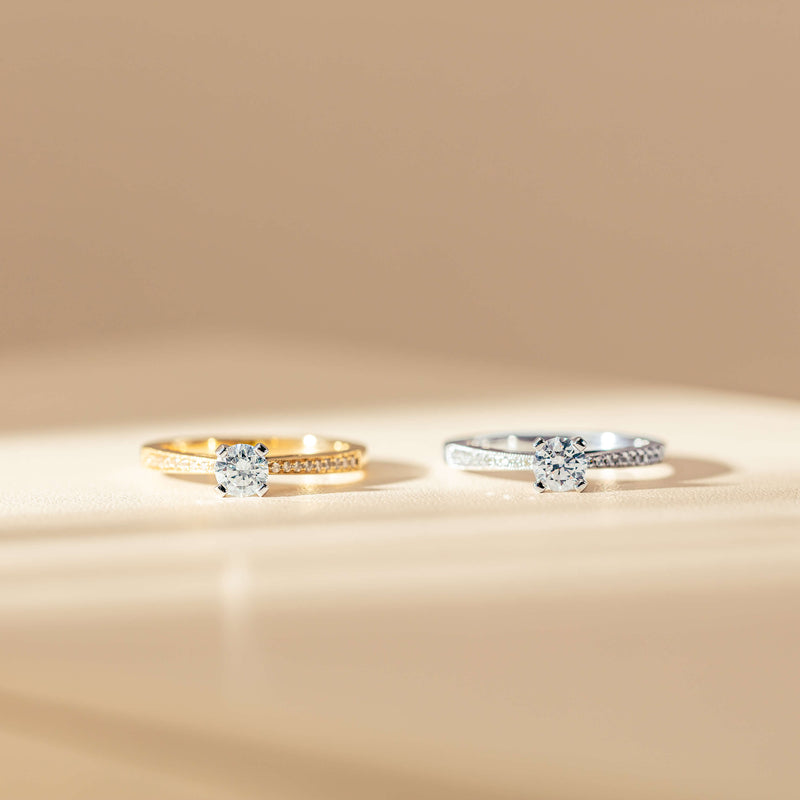 14ct Yellow Gold .40ct Diamond Helena Ring-Ring-Walker & Hall