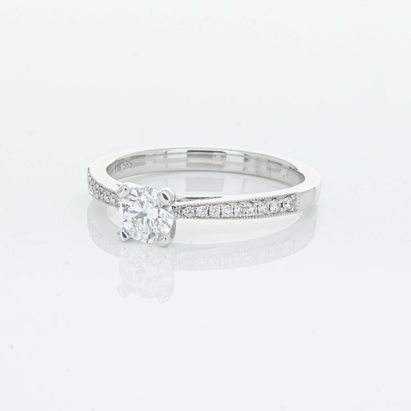 14ct White Gold .40ct Diamond Helena Ring-Ring-Walker & Hall