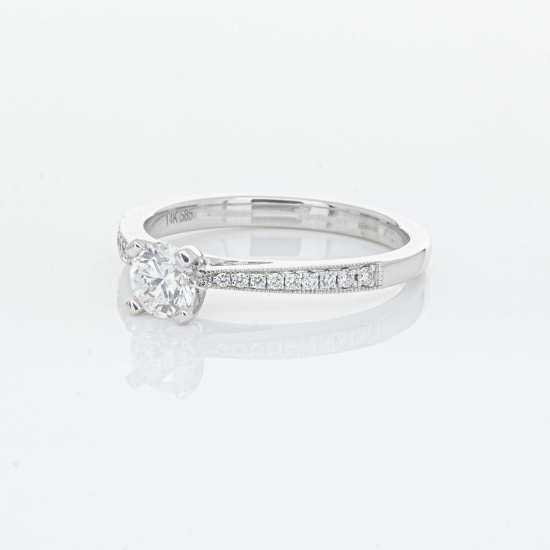 14ct White Gold .40ct Diamond Helena Ring-Ring-Walker & Hall