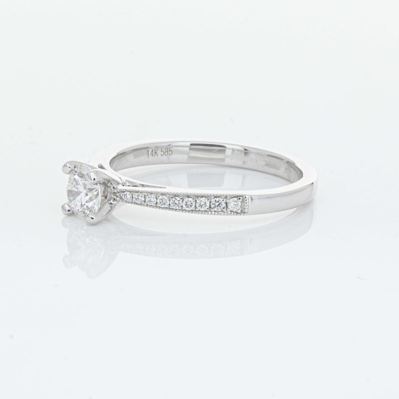 14ct White Gold .40ct Diamond Helena Ring-Ring-Walker & Hall