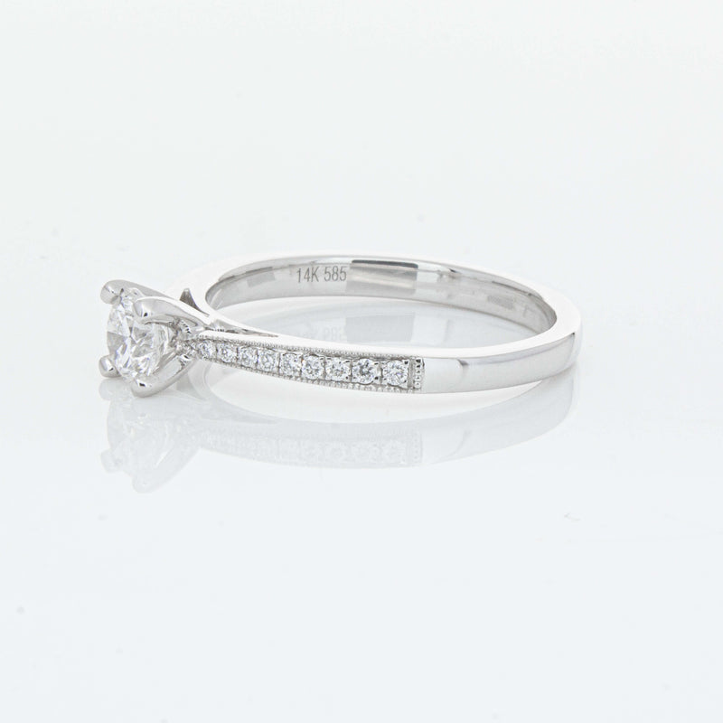 14ct White Gold .40ct Diamond Helena Ring-Ring-Walker & Hall