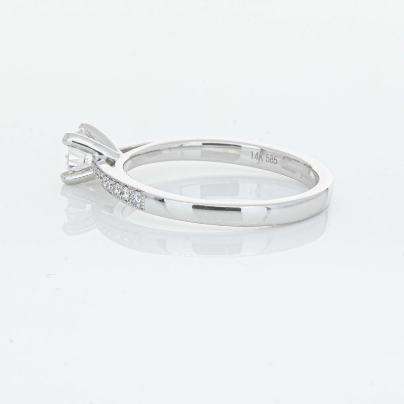 14ct White Gold .40ct Diamond Helena Ring-Ring-Walker & Hall