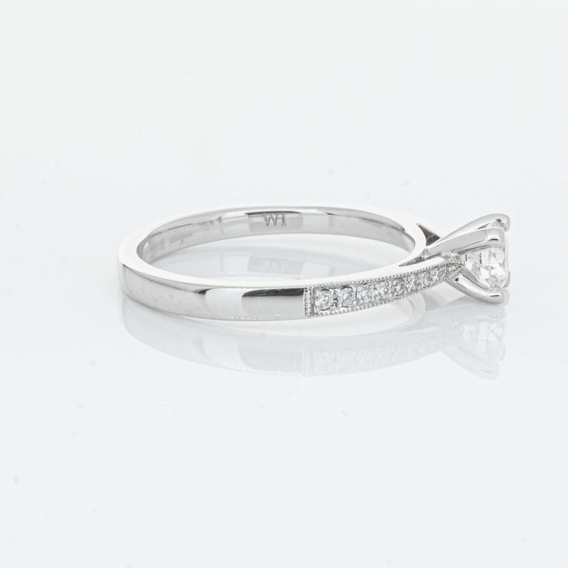 14ct White Gold .40ct Diamond Helena Ring-Ring-Walker & Hall