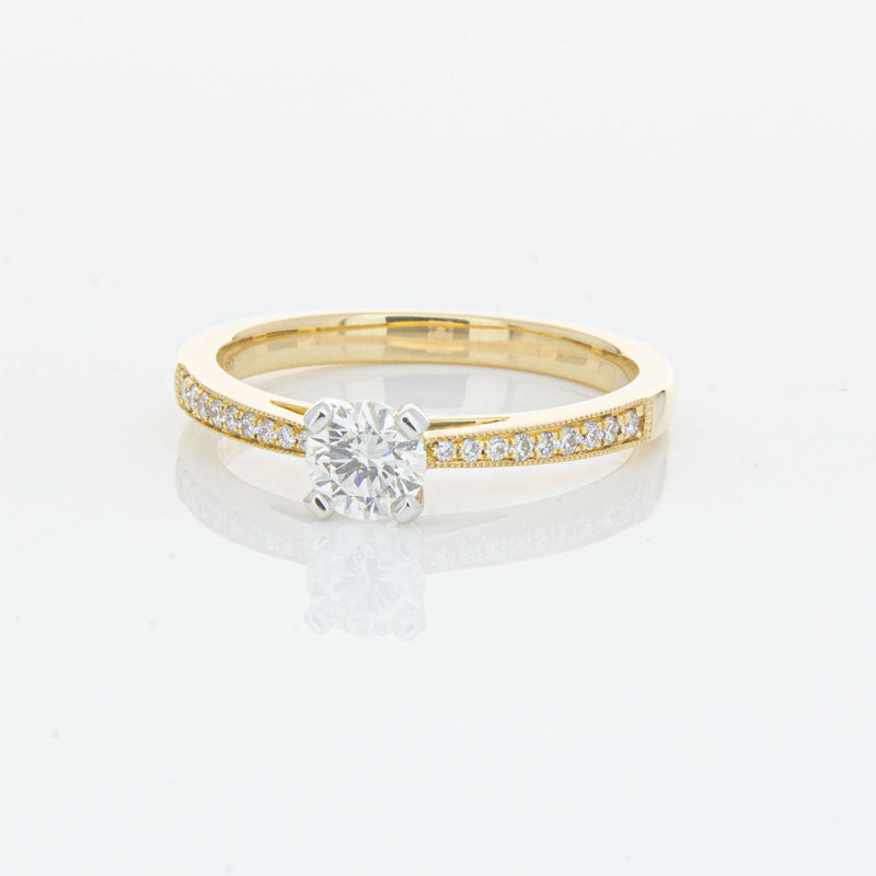 14ct Yellow Gold .40ct Diamond Helena Ring-Ring-Walker & Hall
