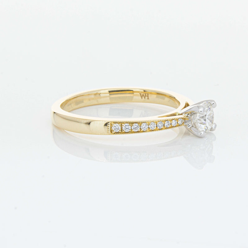 14ct Yellow Gold .40ct Diamond Helena Ring-Ring-Walker & Hall